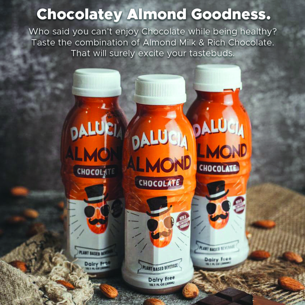 Almond Milk Chocolate 300ml The Dalucia Sdn Bhd
